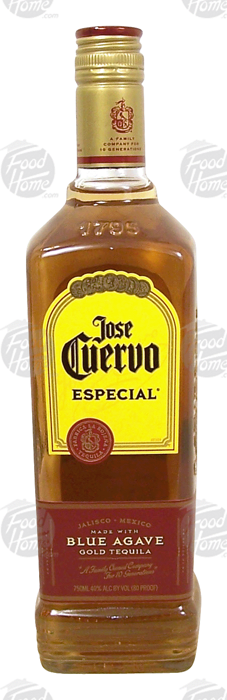 Jose Cuervo Especial gold tequila, made with blue agave, 40% alc. by vol. Full-Size Picture